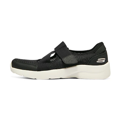 (W) Skechers Fashion Casual Sport Shoes 'Black White'