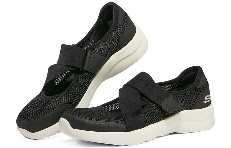 (W) Skechers Fashion Casual Sport Shoes 'Black White' 圖 4