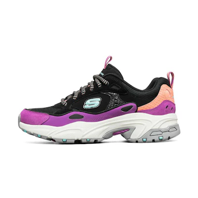 (W) Skechers Stamina 'Black Purple Blue'