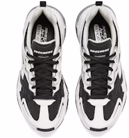 Shop Skechers Stamina 功能風復古 耐磨增高 低筒 慢跑鞋 女款 黑白色
