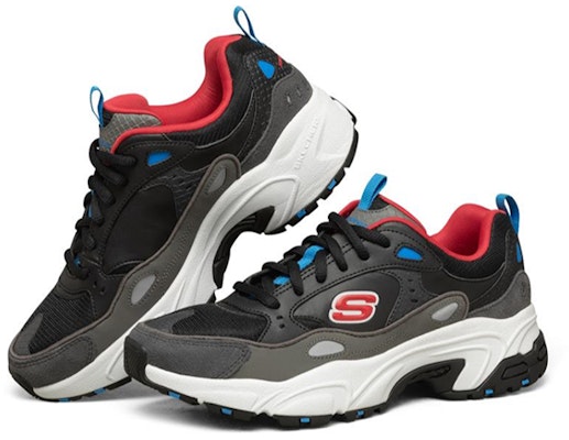 (W) Skechers Stamina Sepatu Olahraga Hitam/Putih/Merah 88888383-BKMT Lookbook (W) Skechers Stamina Sepatu Olahraga Hitam/Putih/Merah 88888383-BKMT