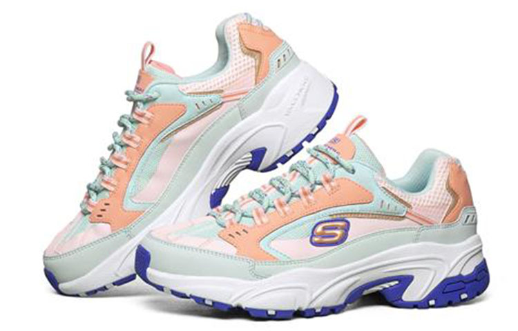 (W) Skechers Stamina Sport Shoes Blue/Pink 圖 3