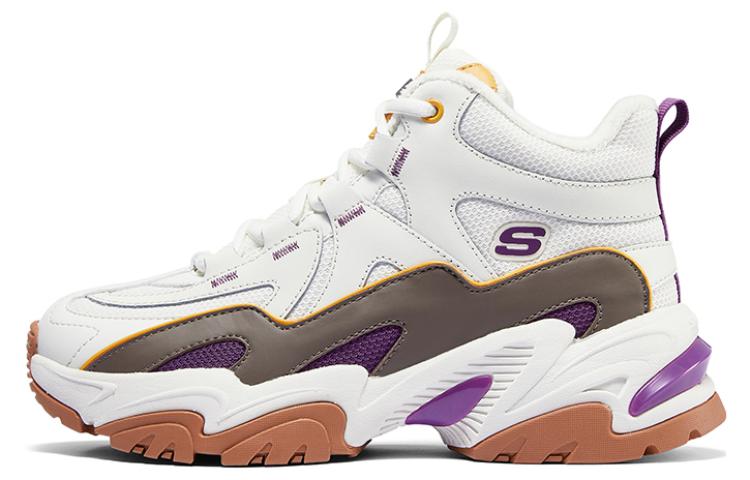 (Women) Skechers Stamina Shoes 'White Purple' 168021-WMLT