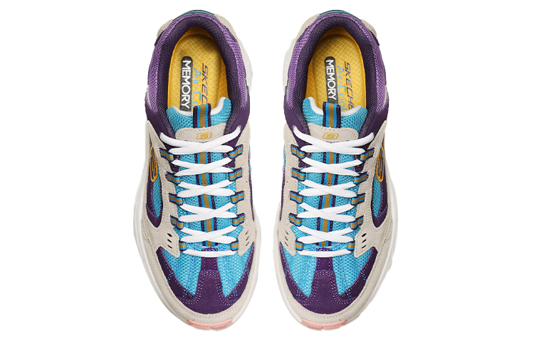 (W) Skechers Stamina Low-Top Running Shoes Grey/Purple 圖 4