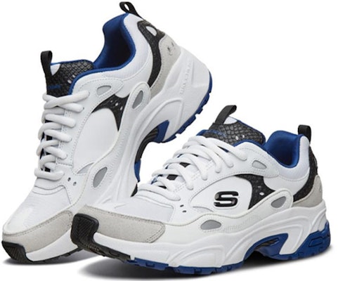 (W) Sepatu Olahraga Skechers Stamina Putih/Hitam/Biru 88888383-WBLU Lookbook (W) Sepatu Olahraga Skechers Stamina Putih/Hitam/Biru 88888383-WBLU