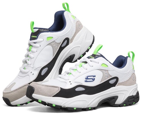 (W) Sepatu Olahraga Skechers Stamina Putih/Hitam/Hijau 88888383-WNVL Lookbook (W) Sepatu Olahraga Skechers Stamina Putih/Hitam/Hijau 88888383-WNVL