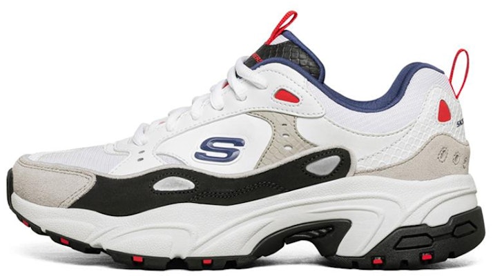 (Women) Skechers Stamina Sneakers White/Grey/Red 88888383-WGRD Buy (Women) Skechers Stamina Sneakers White/Grey/Red 88888383-WGRD