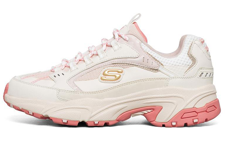 (Women) Skechers Stamina 'White Pink' 149017-OFPK