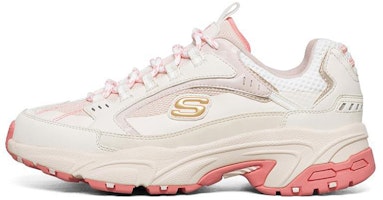 (Women) Skechers Stamina 'White Pink' 149017-OFPK (Women) Skechers Stamina 'White Pink' 149017-OFPK