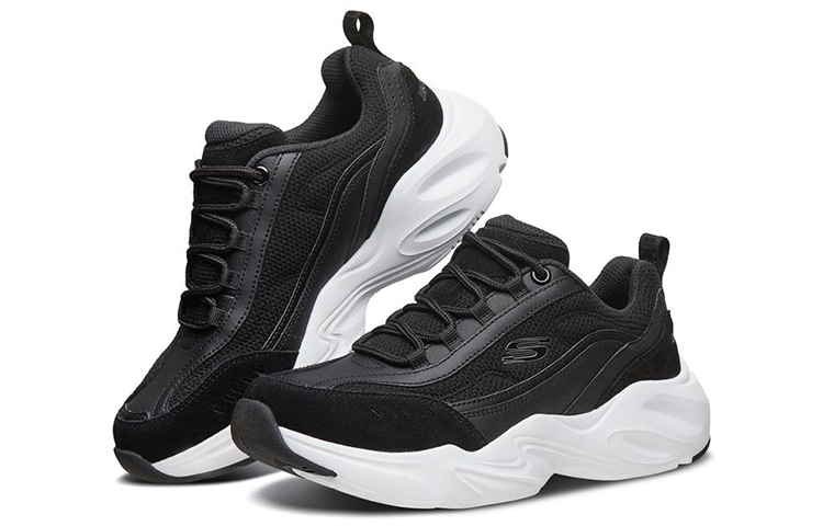 Lookbook (Women) Skechers Stamina Airy 'Black Low-Top Dad Shoe' 66666229-BLK