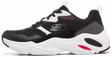 (Women) Skechers Stamina Airy LeisureSport Shoes Black/White 149518-BKW (Women) Skechers Stamina Airy LeisureSport Shoes Black/White 149518-BKW