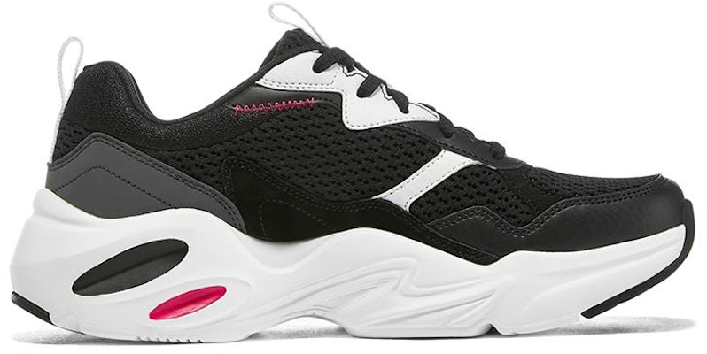 (W) スケッチャーズ スタミナ エアリー スポーツシューズ (黒/白) 149518-BKW Order (W) スケッチャーズ スタミナ エアリー スポーツシューズ (黒/白) 149518-BKW