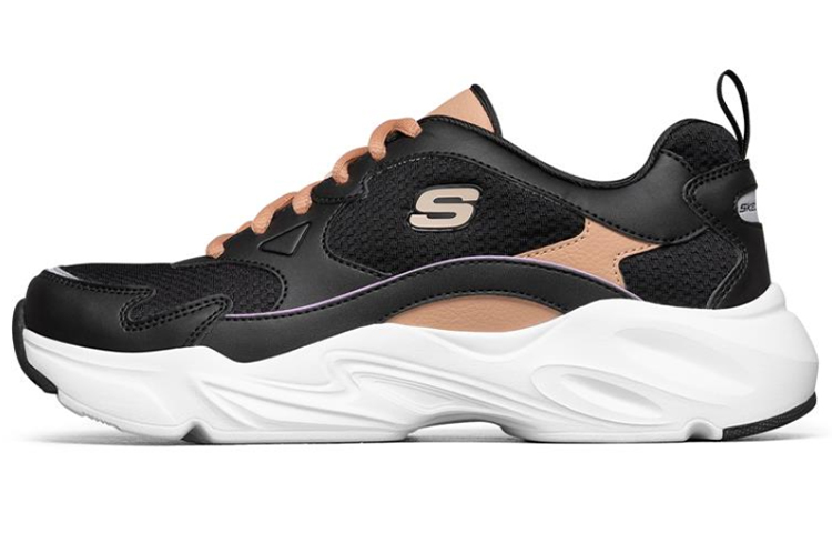 (W) Skechers Stamina Airy 'Black White Pink'