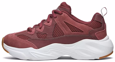 (Women) Skechers Stamina Airy Low-Top Sneakers Red 66666222-BURG (Women) Skechers Stamina Airy Low-Top Sneakers Red 66666222-BURG