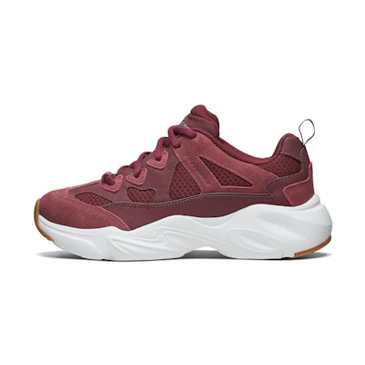(W) Skechers Stamina Airy Low-Top Sneakers Red