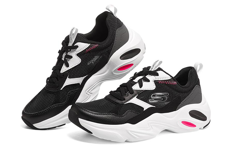 Lookbook (W) Skechers Stamina Airy Zapatillas de Running Negro/Blanco 896003-BKW