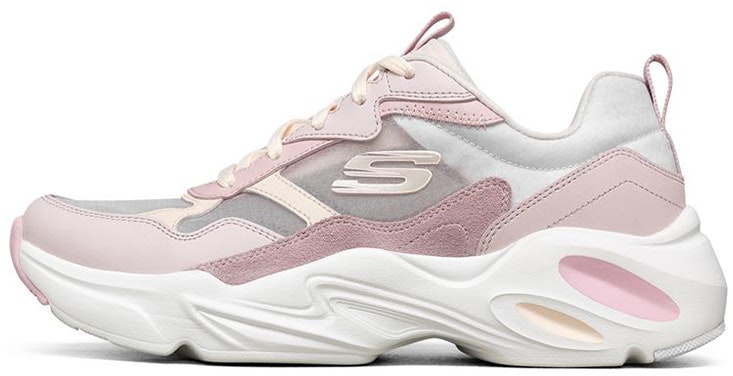 Women Skechers Stamina Airy Light Pink Dad Shoe 896003 LTPK
