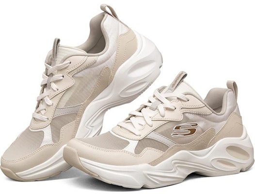 (W) Skechers Stamina Airy Sepatu Lari Krim-Putih 896003-OFWT Lookbook (W) Skechers Stamina Airy Sepatu Lari Krim-Putih 896003-OFWT