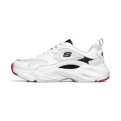 (W) Skechers Stamina Airy White/Black