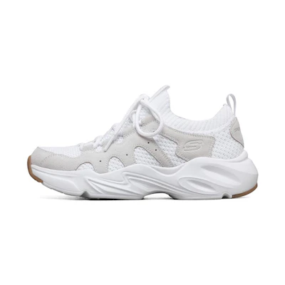 (W) Skechers Stamina Airy Low-Top Running Shoes White