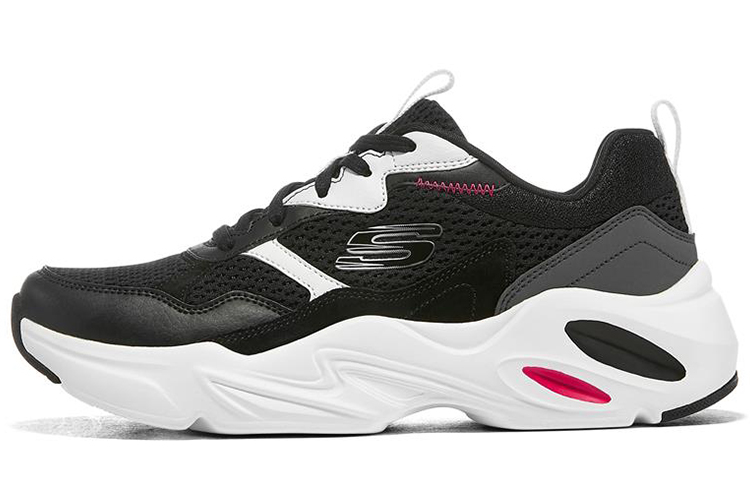 (Women) Skechers Stamina Airy LeisureSport Shoes Black/White 149518-BKW