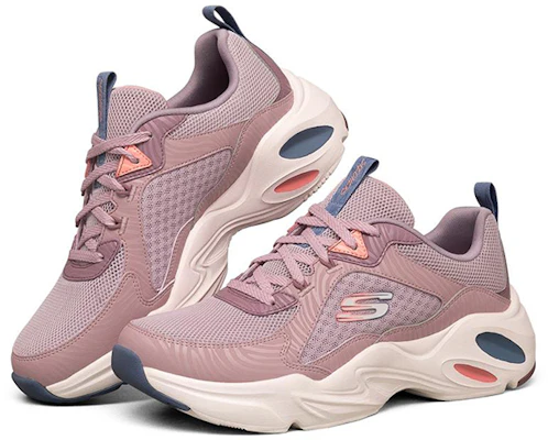 Skechers Stamina Airy 透氣 低幫 老爹鞋 女款 粉色 Lookbook Skechers Stamina Airy 透氣 低幫 老爹鞋 女款 粉色