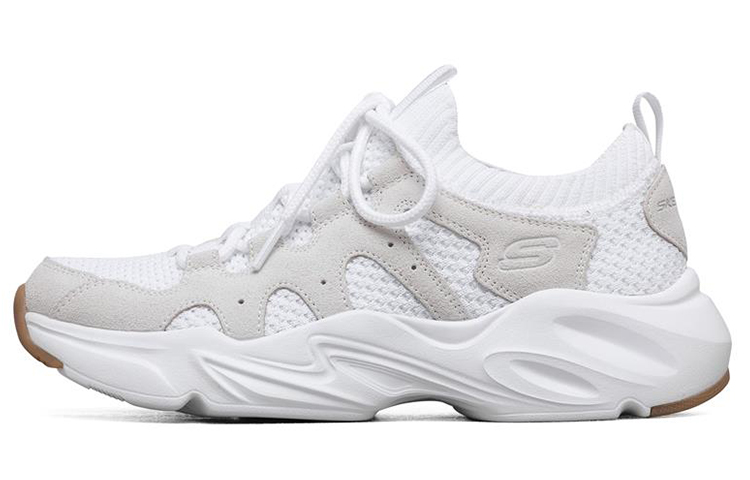 (Women) Skechers Stamina Airy Low-Top Running Shoes White 66666257-WNT