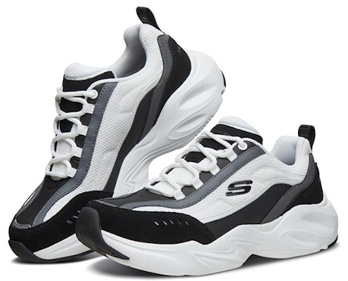 (W) スケッチャーズ スタミナ エアリー ロー (黒/白) 66666229-BKW Lookbook (W) スケッチャーズ スタミナ エアリー ロー (黒/白) 66666229-BKW