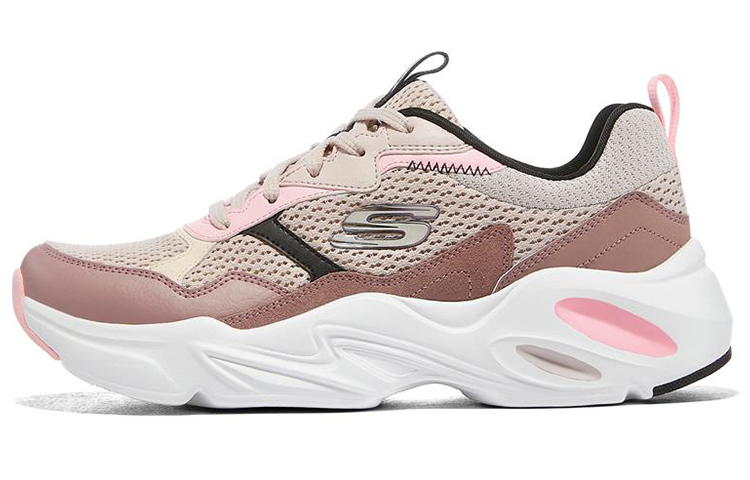 (Women) Skechers Stamina Airy Low Top Running Shoes Dark-Pink 149518-MVPR