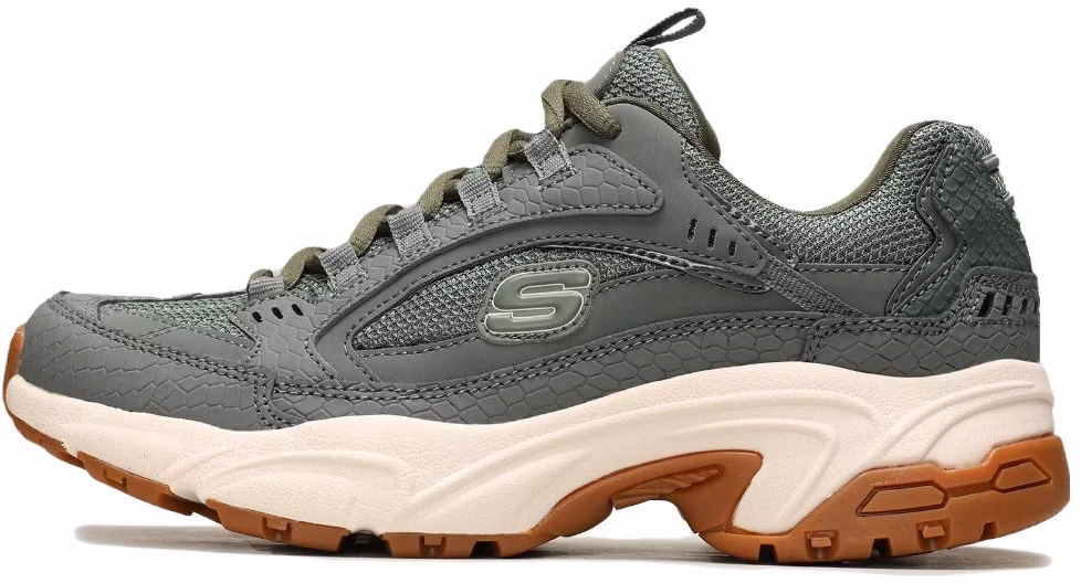 women-skechers-stamina-classy-trail-retro-chunky-green-13455-olv