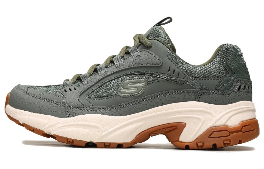 (Women) Skechers Stamina Classy Trail 'Retro Chunky Green' 13455-OLV
