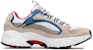 (W) Skechers Stamina-Cross Road Kasut Lari Rendah Beige/Biru 13450-TPBL