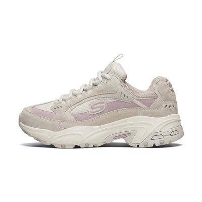 (W) Skechers Stamina-Cross Road 'Taupe Lavender'