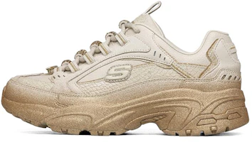 (Women) Skechers Stamina Low-Top Running Shoes Gold 149483-NTGD (Women) Skechers Stamina Low-Top Running Shoes Gold 149483-NTGD