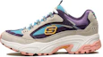 Buy (Women) Skechers Stamina Low-Top Running Shoes Grey/Purple 13452-NTPR