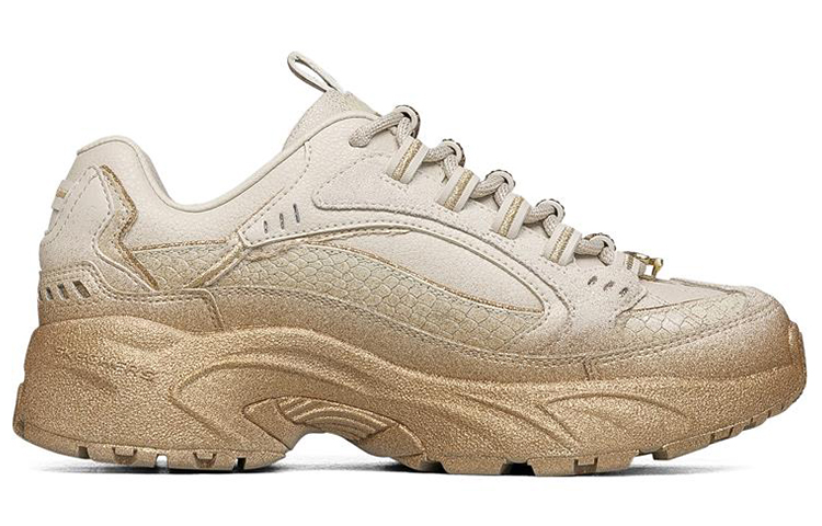 (W) Skechers Stamina Low-Top Running Shoes Gold 圖 2