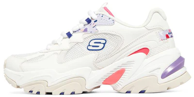 (Women) Skechers Stamina V2-ART Walk 'White Blue Purple' 149512-WMLT (Women) Skechers Stamina V2-ART Walk 'White Blue Purple' 149512-WMLT