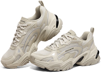 Skechers Stamina V2 機甲鞋二代 防滑耐磨 低筒 跑步鞋 女款 米色 Shop Skechers Stamina V2 機甲鞋二代 防滑耐磨 低筒 跑步鞋 女款 米色