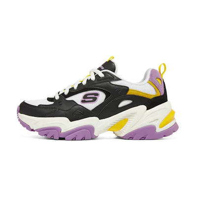 (W) Skechers Stamina V2 'Black Multicolor'