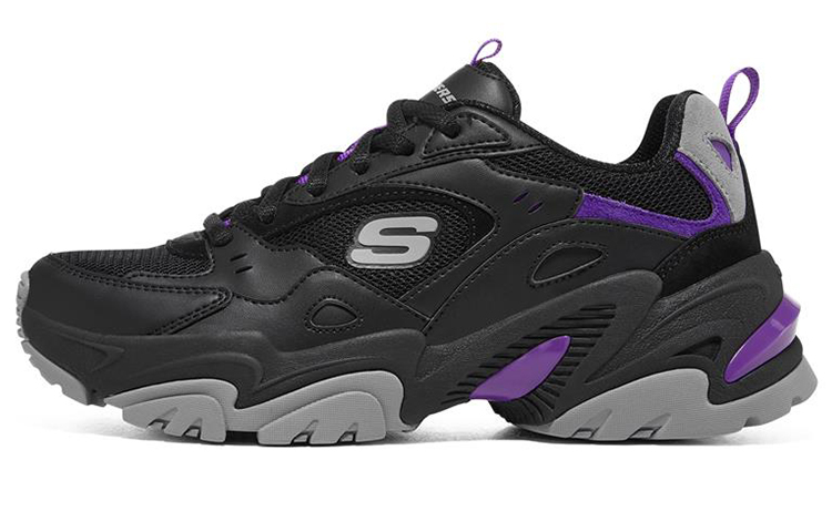 (Women) Skechers Stamina V2 'Black Purple' 149916-BKPR