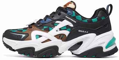 (Women) Skechers Stamina V2 'Black Green' 896125-BKMT (Women) Skechers Stamina V2 'Black Green' 896125-BKMT