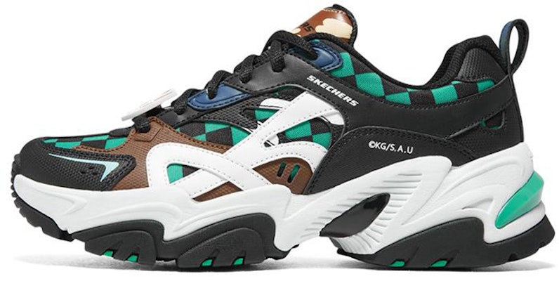 (Women) Skechers Stamina V2 'Black Green' 896125-BKMT Buy (Women) Skechers Stamina V2 'Black Green' 896125-BKMT