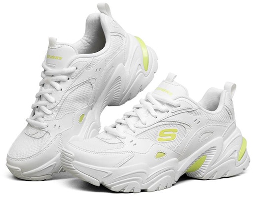 (Women) Skechers Stamina V2 Low Running Shoes Yellow/White 149510-WLM Lookbook (Women) Skechers Stamina V2 Low Running Shoes Yellow/White 149510-WLM