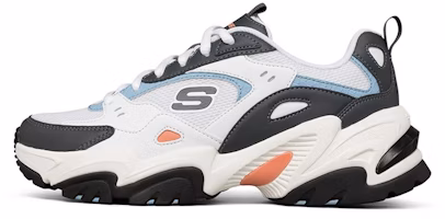 (Women) Skechers Stamina V2 Low Running Shoes White/Black 149510-WCC (Women) Skechers Stamina V2 Low Running Shoes White/Black 149510-WCC