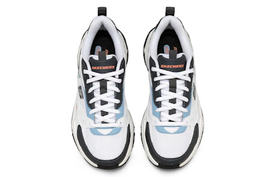 (Women) Skechers Stamina V2 Low Running Shoes White/Black