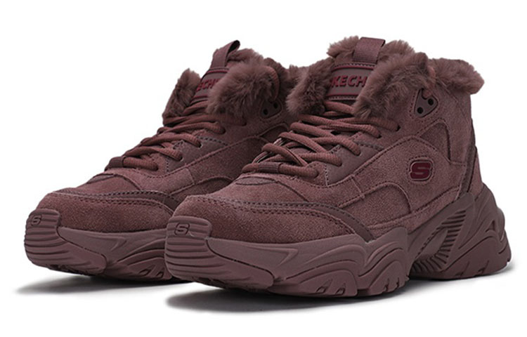 Lookbook (W) Skechers Stamina V2 'Merah Wain' 167338-WINE