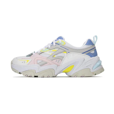 (W) Skechers Stamina V2 'White Blue Pink'