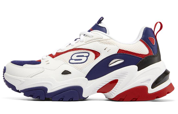 (Women) Skechers Stamina V2 'White Navy Blue Red' 149513-WNVR