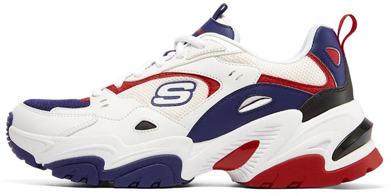 (Women) Skechers Stamina V2 'White Navy Blue Red' 149513-WNVR Buy (Women) Skechers Stamina V2 'White Navy Blue Red' 149513-WNVR