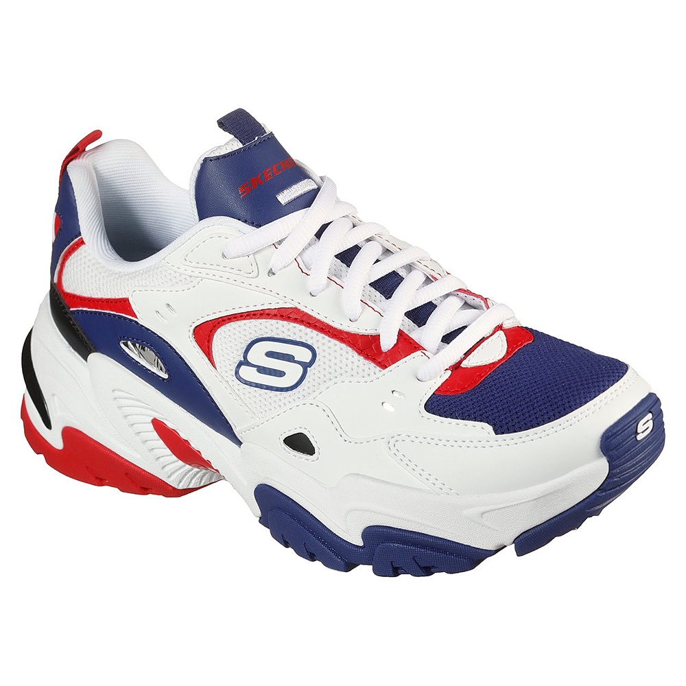 Lookbook (W) 스케쳐스 스태미나 V2 '화이트 네이비 레드' 149513-WNVR